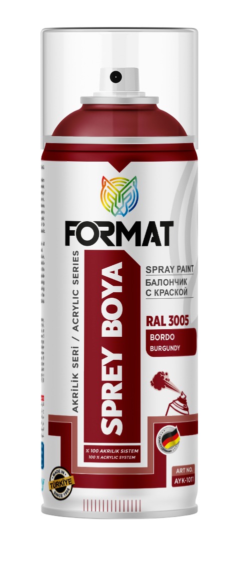 AKRİLİK BORDO SPREY BOYA