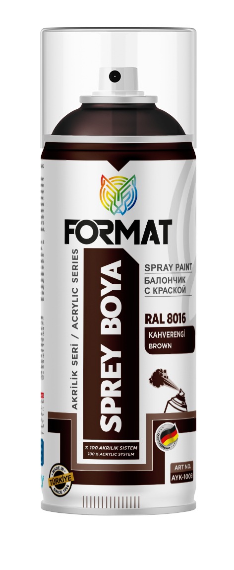 AKRİLİK KAHVERENGİ SPREY BOYA
