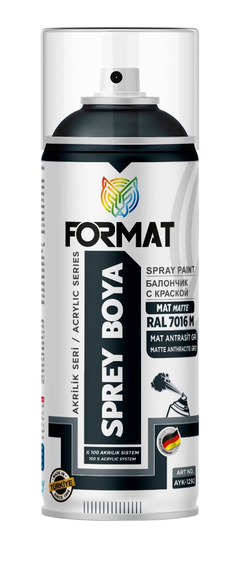 AKRİLİK MAT ANTRASİT SPREY BOYA