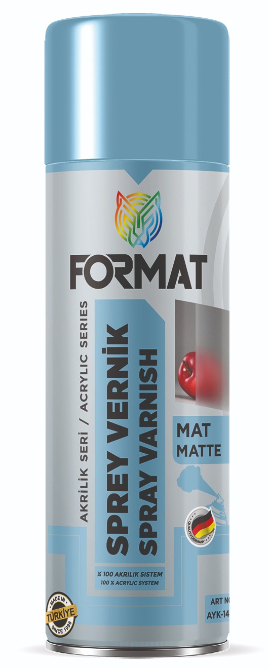 AKRİLİK MAT VERNİK SPREY BOYA