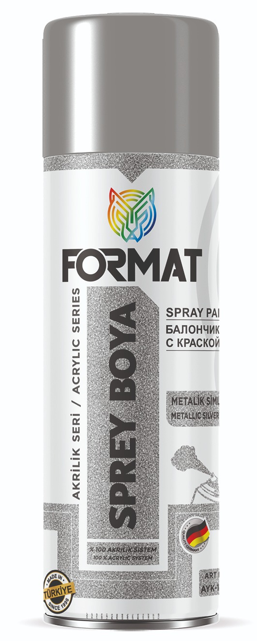 AKRİLİK METALİK SİMLİ SPREY BOYA