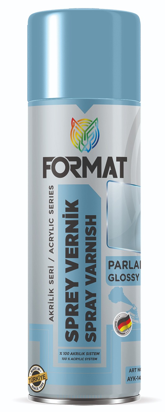 AKRİLİK PARLAK SPREY VERNİK