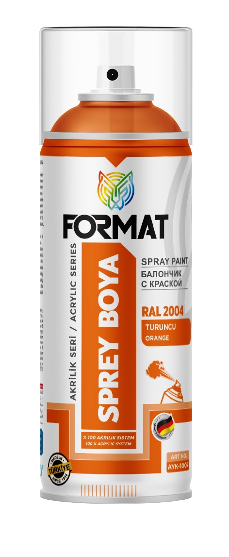 AKRİLİK TURUNCU SPREY BOYA