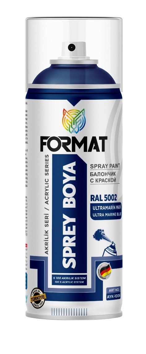 AKRİLİK ULTRAMARİN SPREY BOYA