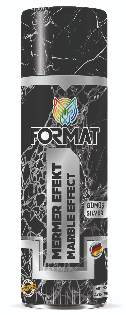 GÜMÜŞ MERMER EFEKT SPREY BOYA
